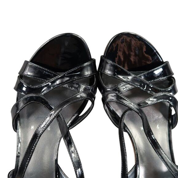 Stuart Weitzman Shoes Womens 9 Pump Slingback Strappy Heel Leather Fashion Black - Picture 10 of 16